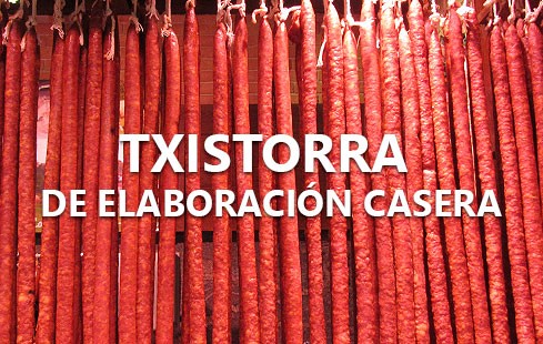 Txistorra de elaboración casera